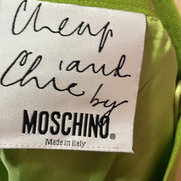 Moschino Cheap Chic Apple Green Straight Skirt The Nanny - Picture 10 of 11